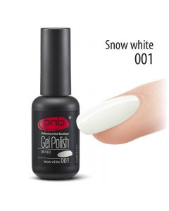 Гель-лак PNB 001 Snow White 8 ml