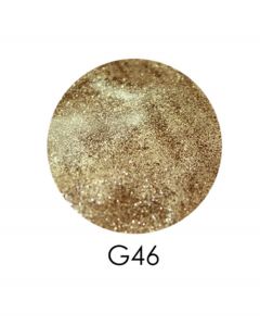 Зеркальный глиттер ADORE G46, 2,5 г (светлое золото)