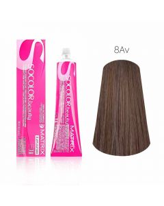 Крем-фарба для волосся Matrix Socolor Beauty -8AV світлий блондин попелясто-перламутровий, 90мл