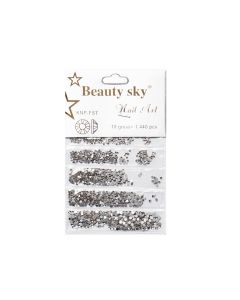 Стразы Beauty Sky Mix Crystal 1440 шт.