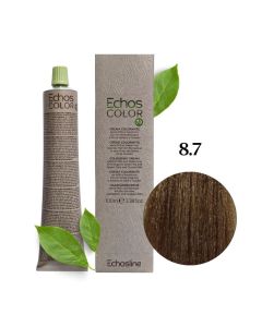 Крем-краска для волос Echosline Echos Color Vegan, 8.7 песочный светлый блонд, 100 мл