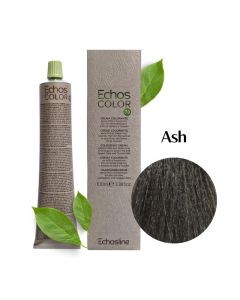 Крем-краска для волос Echosline Echos Color Vegan, пепельный ASH COLOURING CREAM, 100 мл