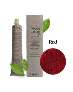 Крем-краска для волос Echosline Echos Color Vegan, красная Red COLOURING CREAM, 100 мл