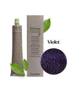 Крем-краска для волос Echosline Echos Color Vegan, фиолетовая VIOLET COLOURING CREAM, 100 мл