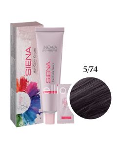 Крем-краска для волос jNOWA Professional SIENA CHROMATIC SAVE 5/74, 90 мл