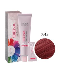 Крем-краска для волос jNOWA Professional SIENA CHROMATIC SAVE 7/43, 90 мл