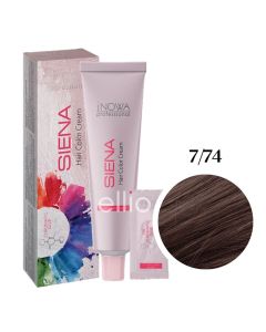 Крем-краска для волос jNOWA Professional SIENA CHROMATIC SAVE 7/74, 90 мл