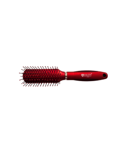 Щетка Salon Professional туннельная односторонняя красная, R9802